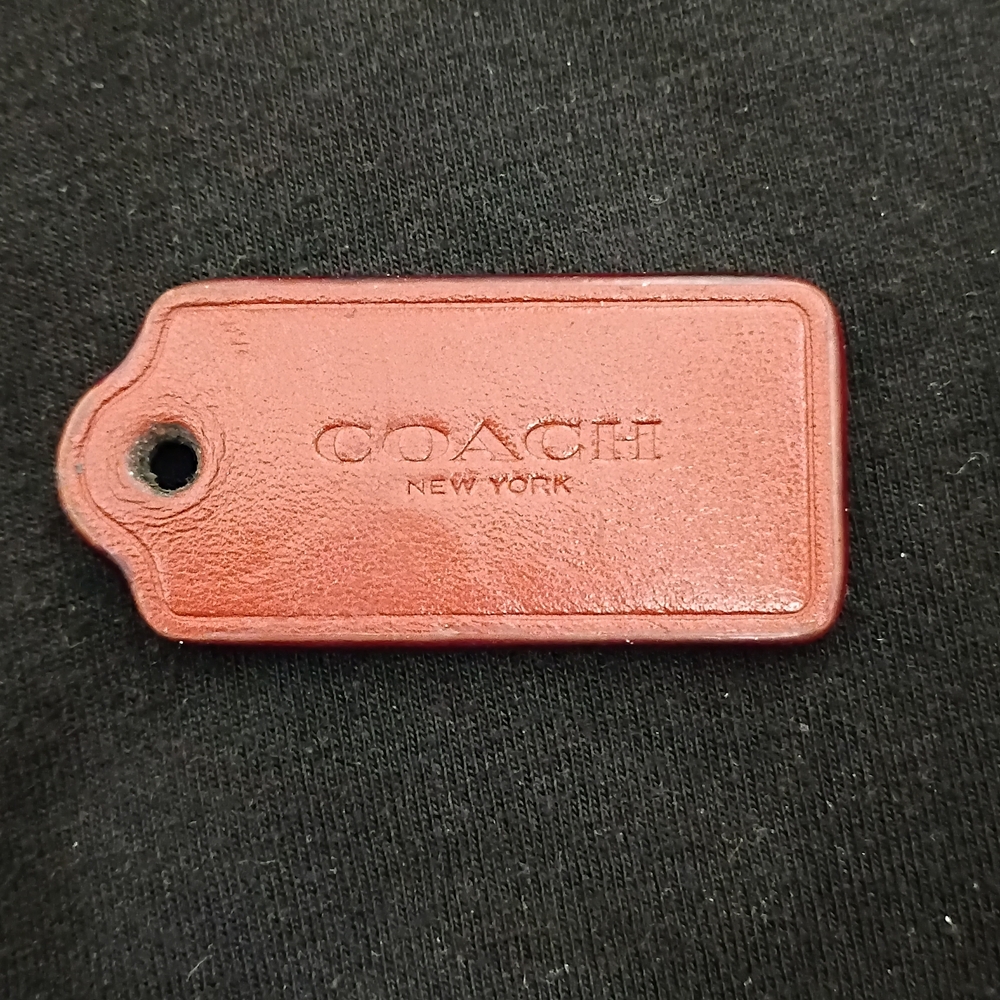 Coach Brown Leather Bag Charm